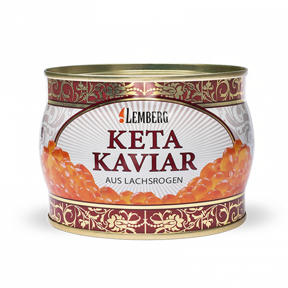 Kawior z ikry łososia keta 400g 5 + 1 Gratis