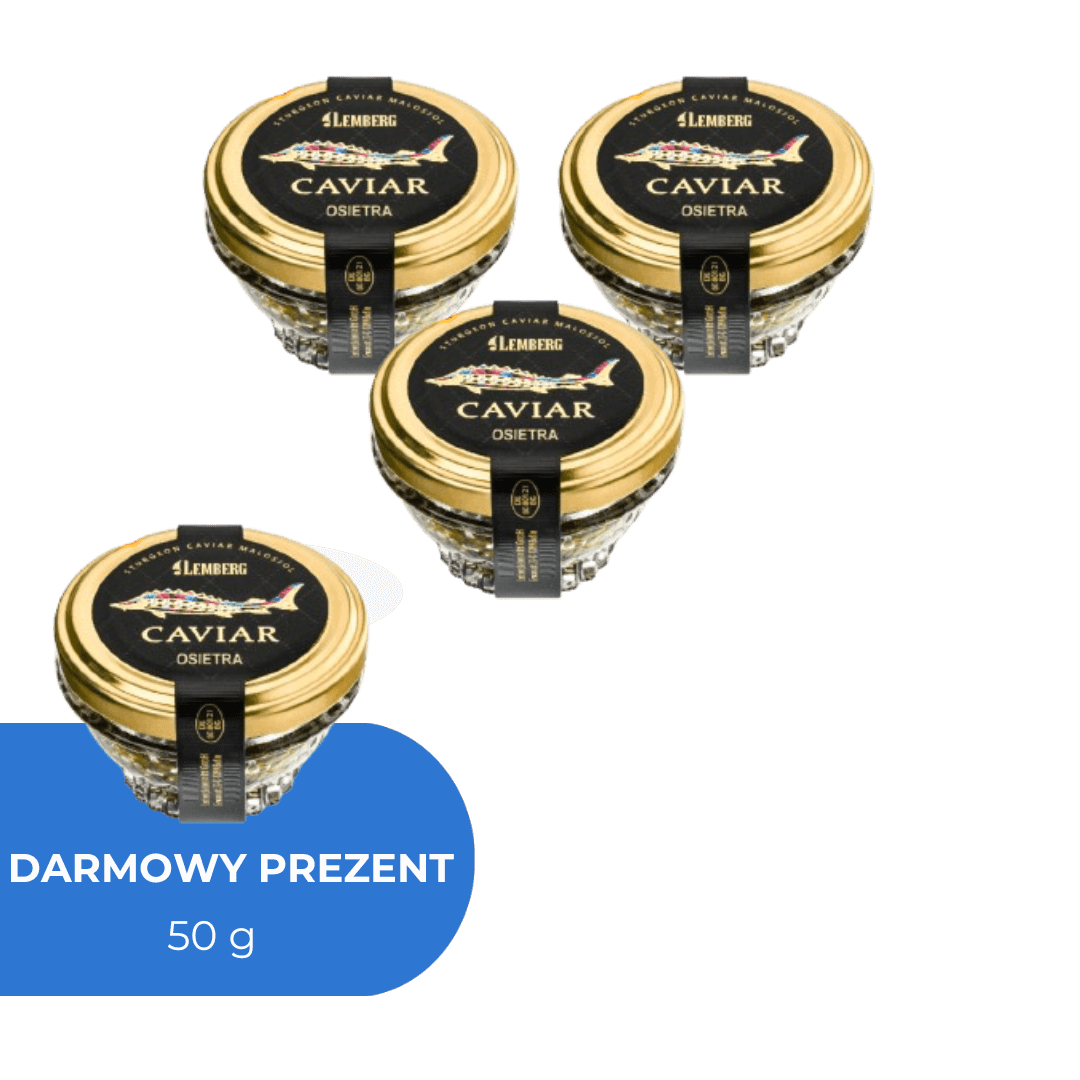 Kawior z jesiotra Osietra, 3+1 x 50g