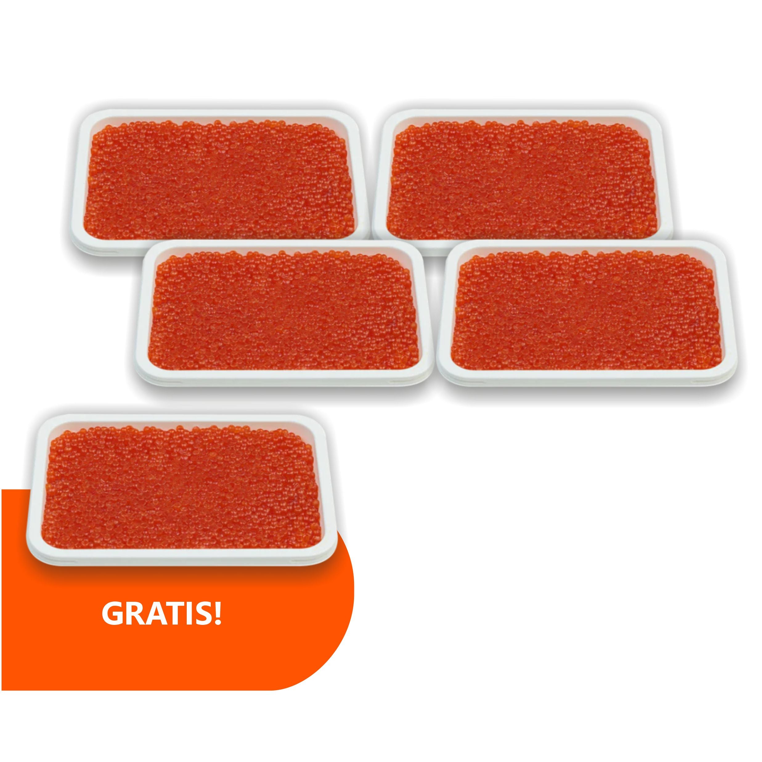 Kawior z ikry dzikiego gorbusza gorbusza mrożony 500g 4 + 1 Gratis