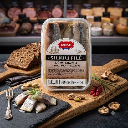 Filety śledziowe wędzone w oleju 700 g Dese