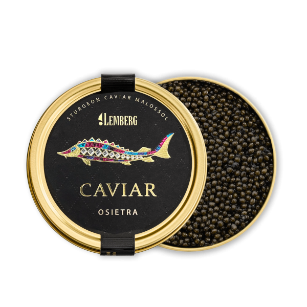 Zestaw prezentowy Kawior z jesiotra OSIETRA, AMUR ROYAL, Siberian 3 x 50g