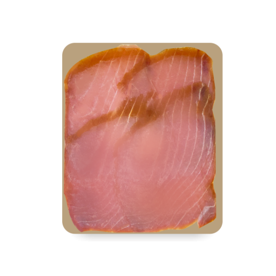 Filet z tuńczyka wędzony na zimno, bez skóry, 200g